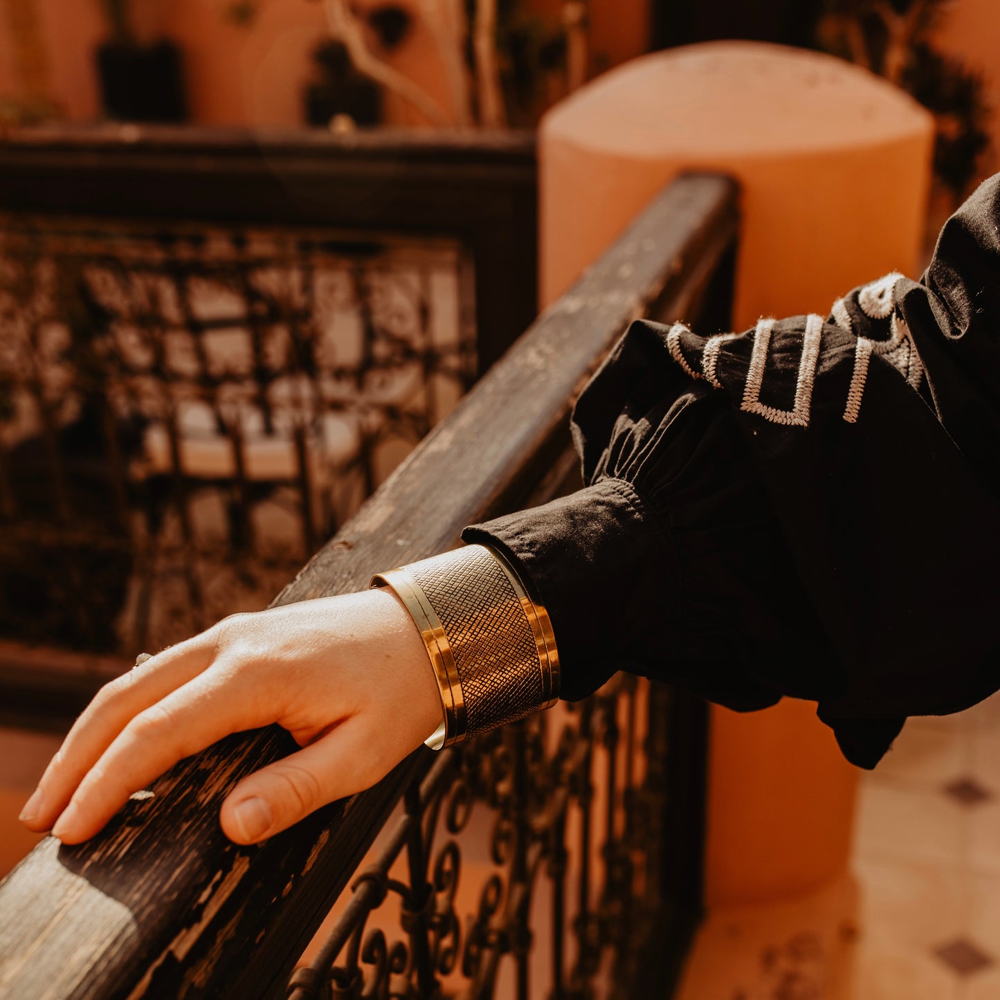 Messing vintage armband Marrakech