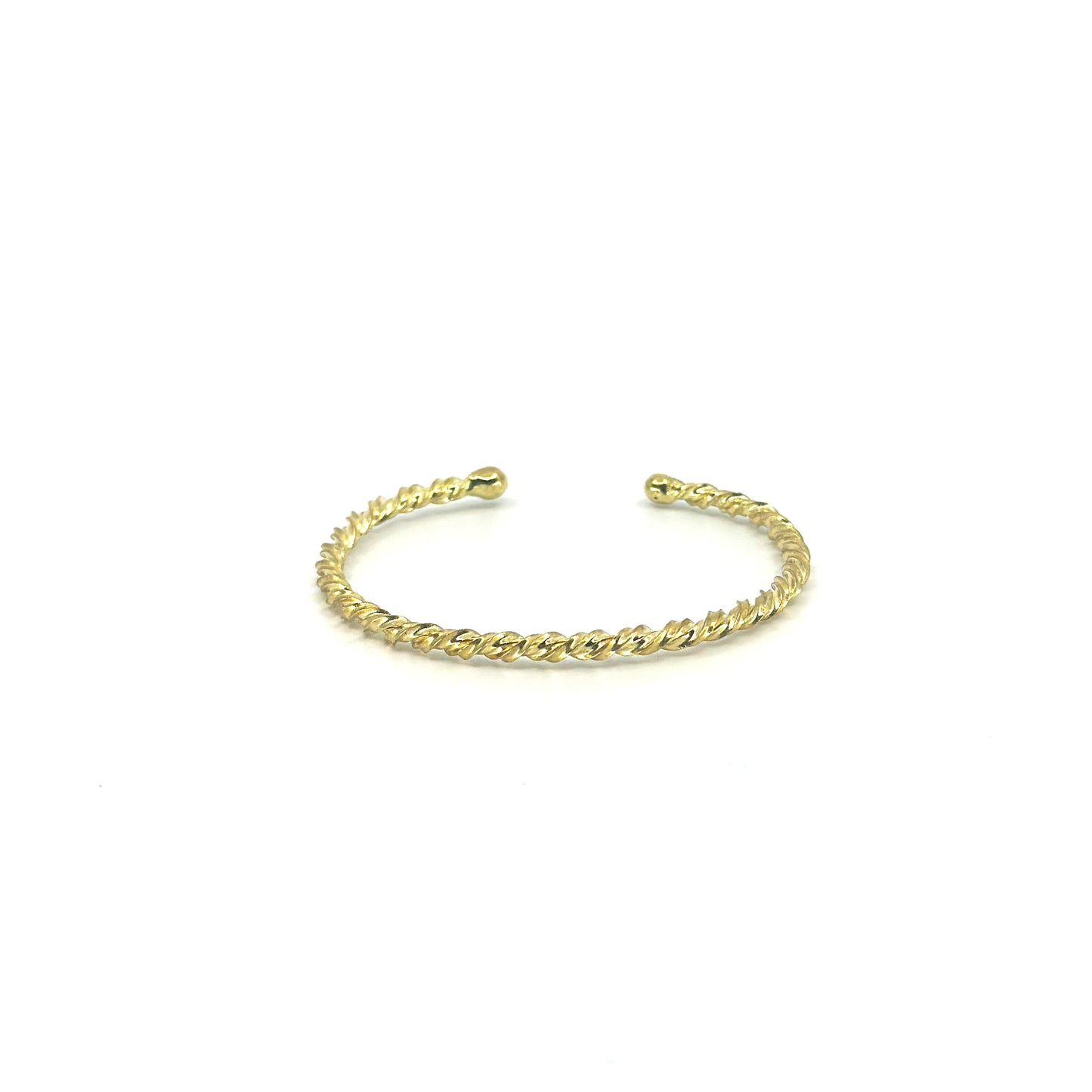 Gedraaide messing armband Souk Collection