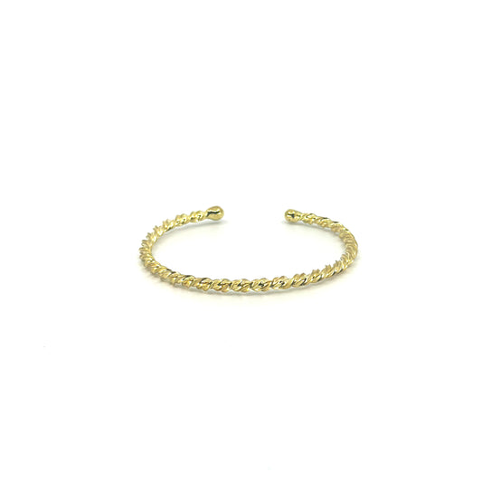 Gedraaide messing armband Souk Collection
